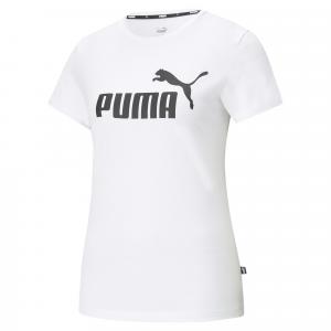 Damska koszulka z logo Essentials PUMA White