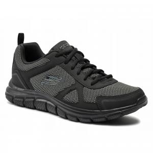 BUTY męskie SKECHERS TRACK BUCOLO 52630-BBK czarne lekkie sportowe 48,5