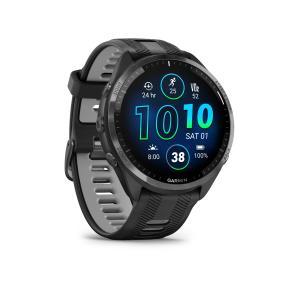 Zegarek inteligentny multisportowy GPS Cardio Garmin Forerunner 965 czarno-szary