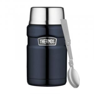 Termos Thermos na jedzenie 710 ml z łyżką ciemnoniebieski