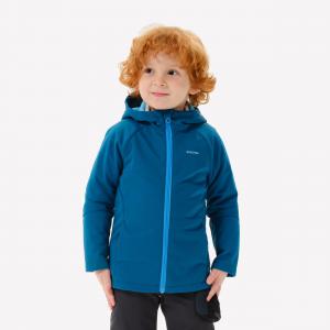 Kurtka softshell turystyczna dla dzieci Quechua MH900