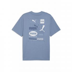 Męska koszulka z grafiką siateczki PUMA Cool Blue
