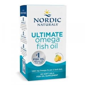 Kwasy Omega Ultimate Omega 1280 mg Nordic Naturals Cytryna 60 kapsułek