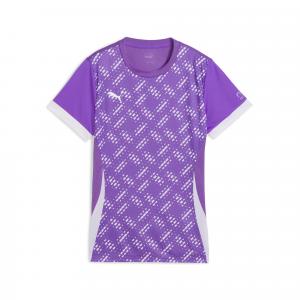 Damska koszulka do padla z grafiką INDIVIDUAL PUMA Purple Glimmer White