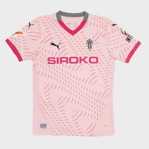 Oficjalna koszulka piłkarska Puma Real Sporting dla dorosłych sezon 2024-25 sp