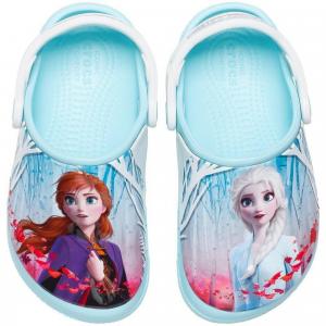 Klapki Crocs dla dzieci Fl Ol Disney Frozen 2 Clog błękitne 206167 4O9