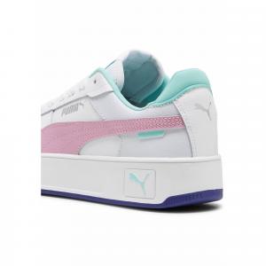 Młodzieżowe sneakersy Carina Street PUMA White Mauved Out Mint Pink Green
