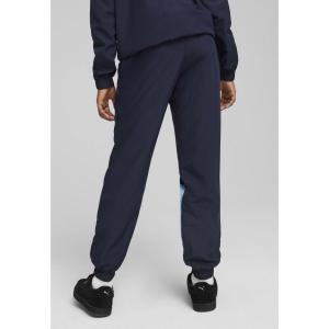 Młodzieżowe spodnie Manchester City ftblARCHIVE PUMA Navy Team Light Blue