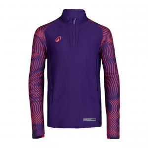 Bluza piłkarska na krótki suwak dla dzieci Kipsta Viralto Wavy Club