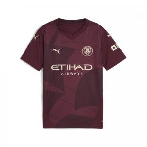 Młodzieżowa trzecia koszulka Manchester City 24/25 PUMA Dark Jasper Red