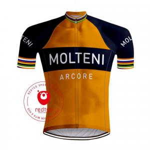 Camisola Ciclismo Retro Laranja Molteni - RedTed