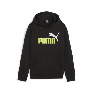 Młodzieżowa bluza z kapturem i dużym dwukolorowym logo Essentials+ PUMA