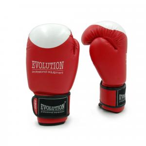 Rękawice bokserskie Evolution Professional Equipment Pro Red