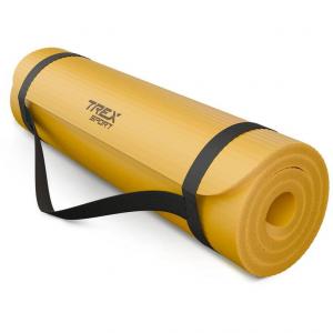 Mata do ćwiczeń NBR 2 cm 190x80cm żółta