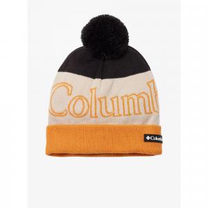 Czapka zimowa Columbia Polar Powder II Beanie - black/dark stone/sunstone