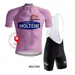 Tenue Cycliste Vintage - Molteni Maillot Rose Giro d'Italia - RedTed