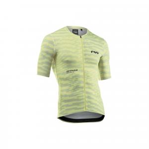 Koszulka rowerowa mtb gravel NORTHWAVE Blade Jersey żółty