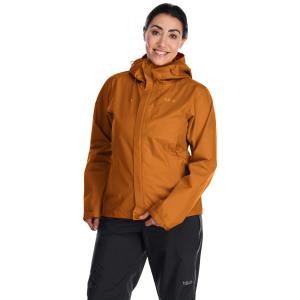 Kurtka przeciwdeszczowa damska Rab Downpour Eco Jacket z kapturem