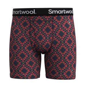 Bokserki termoaktywne męskie Smartwool Merino Print Boxer Brief