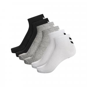 Hummel Skarpetki ZESTAW 6-Pack Z SZEWRONAMI MID CUT