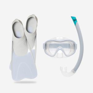 Zestaw ABC do snorkelingu maska fajka płetwy Subea SNK 100