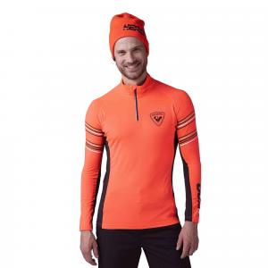 Bluza Rossignol Hero Classique 1/2 Zip pomarańczowa