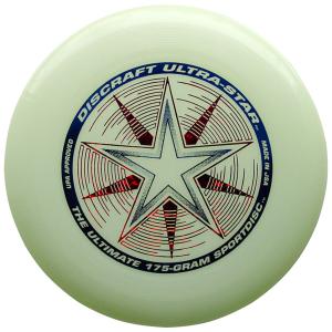 Frisbee Discraft UltraStar Nite Glo 175 gr DCUSSN świecące w ciemności 27,5 cm
