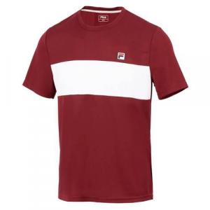 Koszulka sportowa męska Fila Bosse Cabernet