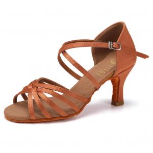 Buty taneczne damskie salsa taniec towarzyski Burtan Havana 7 cm