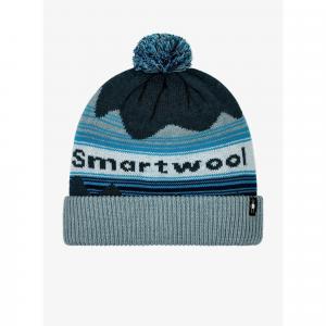 Czapka zimowa Smartwool Knit Winter Pattern POM Beanie - twilight blue heather