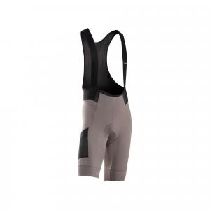 Spodenki rowerowe gravel NORTHWAVE Fast Rock bibshort UPF50 beżowy