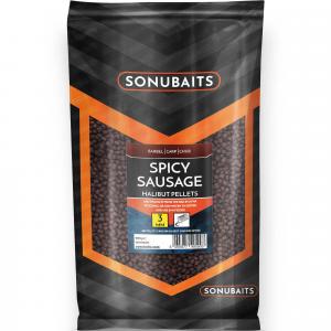 Pellet Zanętowy Sonubaits Halibut - Spicy Sausage 3Mm 900G