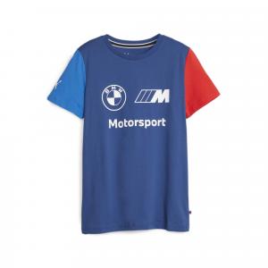 Koszulka BMW M Motorsport Essentials Logo PUMA Pro Blue M Color