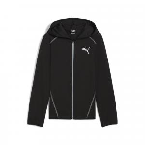 Młodzieżowa rozpinana bluza z kapturem ACTIVE SPORTS PUMA Black