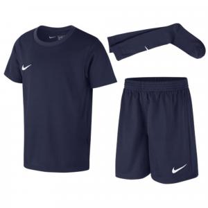 Strój piłkarski dla dzieci Nike Park 20 Dri-Fit komplet koszulka spodenki getry