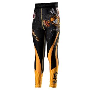 Legginsy sportowe dziecięce EXTREME HOBBY ANGRY WASP