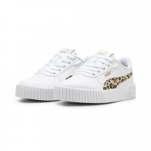 Dziecięce sneakersy Carina 2.0 Animal Update PUMA White Putty Gold Beige