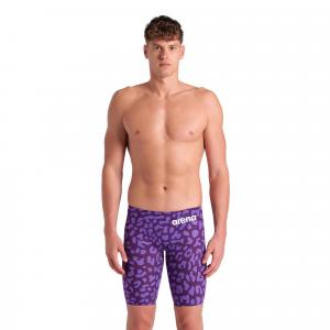 Strój startowy Arena Carbon AIR2 LE Jammer Leopard LEOPARD SKIN VIOLET 70