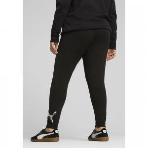Spodnie legginsy damskie PUMA ESS METALLIC bawełniane