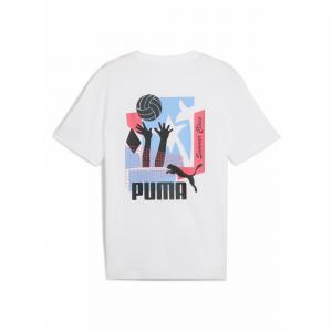 Męska koszulka sportowa Graphics Summer PUMA White