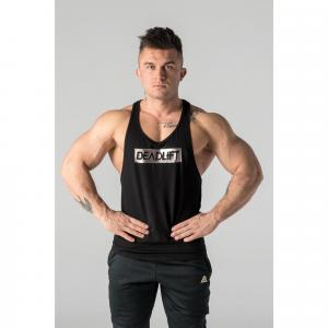 Tank top stringer męski Deadlift METALLIC BOX czarny