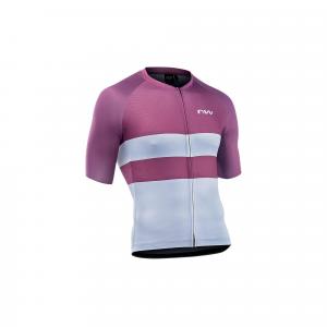 Koszulka rowerowa NORTHWAVE BLADE AIR Jersey fioletowo szara