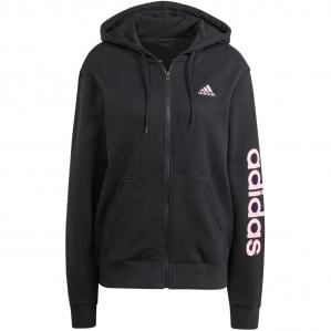 Bluza damska adidas Essentials Linear Full-Zip French Terry Hoodie