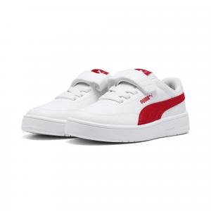 Dziecięce sneakersy Court Classic Clean PUMA White For All Time Red