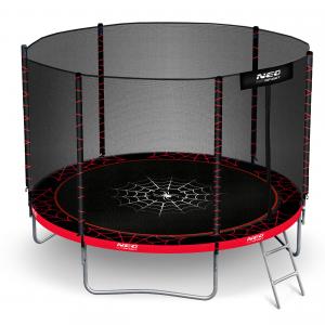 Trampolina ogrodowa z siatką zewnętrzną Neo-Sport 252cm 8ft