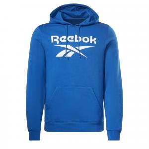 BLUZA dresowa męska REEBOK z kapturem bawełna kangurka