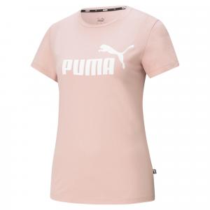 Damska koszulka z logo Essentials PUMA Bridal Rose Pink