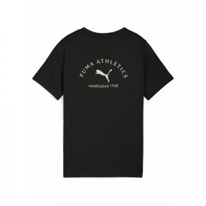 Młodzieżowa koszulka PUMA Class z grafiką PUMA Black