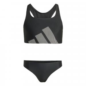 Zestaw bikini dla dzieci z dużym logo i tyłem typu C-back