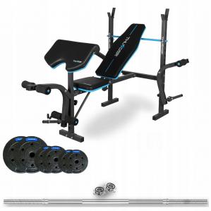 Zestaw kulturystyczny Thunder SET-VIGOR-A-05-50KG z ławką
